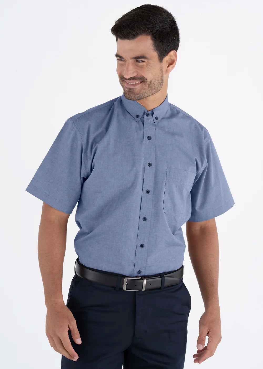 CAMISA EJECUTIVA MODELO SIENA MCA. DACACHE COLOR INDIGO T/XS
