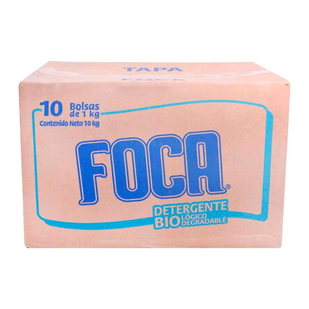 DETEREGENTE EN POLVO FOCA 10 PZAS E 1 KG