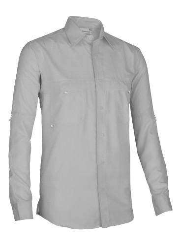 CAMISA EJECUTIVA MODELO MAKO  MCA. BIG BANG. COLOR GRIS 2XL