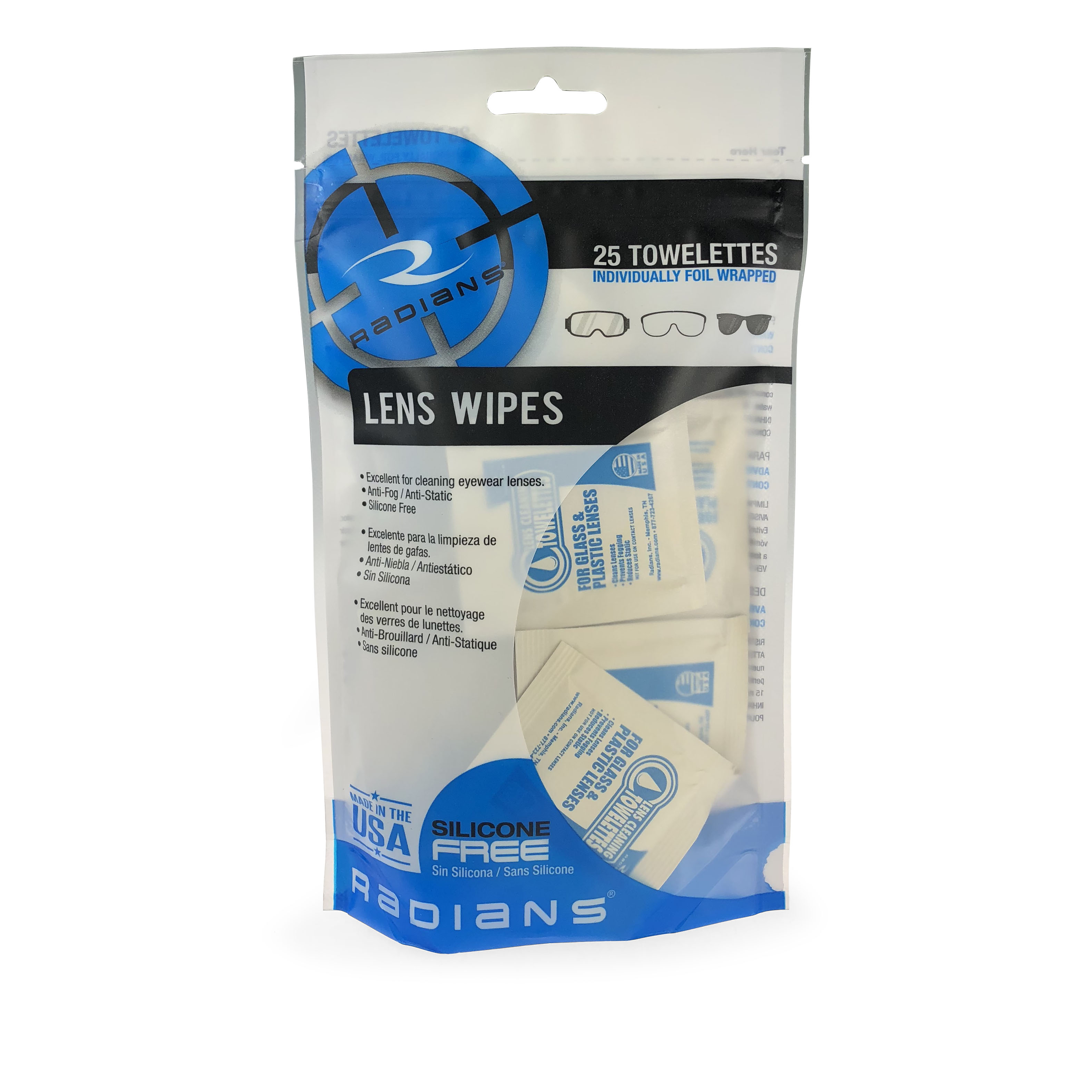 Toallas de Limpieza para Lentes Radians LC25BG