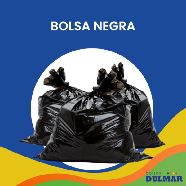 BOLSA NEGRA "ROLLO" 60 X 90 PZAS