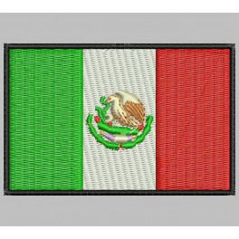 LOCO BORDADO DE LA EMPRESA FR TERMINALES S.A DE C.V Y BANDERA